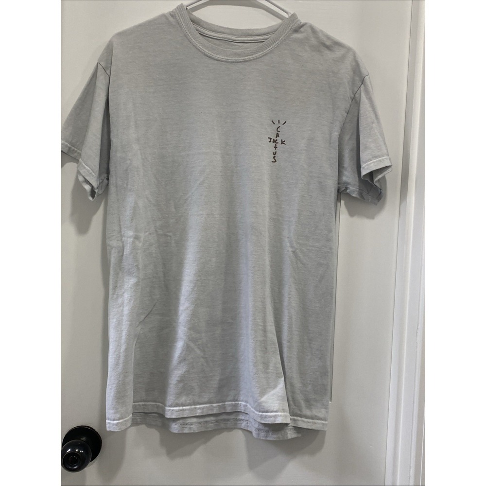 Cactus Jack Light Gray Mens Short Sleeve Tee Size Medium